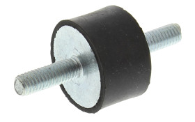 Podstawka antywibracyjna M6 średnica 25mm wysokość całkowita 51mm Cylinder męski-męski