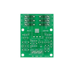 Energooszczędny przekaźnik bistabilny DPDT 12V sterowany TTL - PCB do projektu AVT 6048