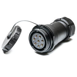 Złącze wielostykowe przemysłowe 8-pinowe Montaż na kablu Gniazdo RS PRO