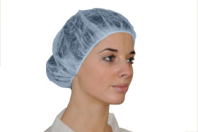 Siatka do włosów, typ: Czepek, Niebieski, zastosowanie: Farmacja, Jednorazowe