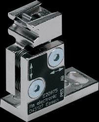 Assembly and fine adjustment unit, 29.5 x 12 x 28 mm for laser sensors, E20975