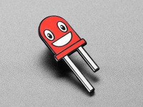 Adafruit Ruby the Red LED Limited Edition Enamel Pin