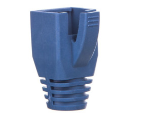 Osłonka na wtyk RJ45 niebieskia do kabli o dużej średnicy do 7,5mm X-ML-OD-BOOT-B /100szt./