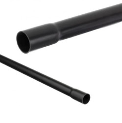 Rura Kielichowana Sztywna Elektroinstalacyjna RLM 50mm x 2m PVC Czarna AKS