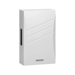 Dzwonek elektromechaniczny dwutonowy z wbudowanym transformatorem, BELIS 230V - 8V, biały,OR-DP-BD-157