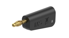 Adapter z wtykiem bananowym Wtyk Połączenie lutowane Czarny 32A Staubli rozmiar 4 mm