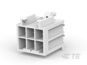 Wtyk PCB 6-pinowe raster: 3.96mm 2-rzędowe TE Connectivity Montaż na płytce