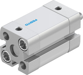 Siłownik pneumatyczny skok: 15mm Festo Ø 12mm dwustronnego działania Action 54.2mm ADN-12-15-A-P-A M5