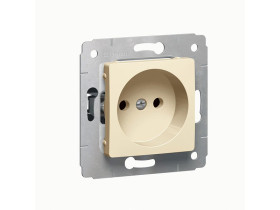 CARIVA Gniazdo pojedyncze bez uziemienia krem 16A-250V 773716 LEGRAND