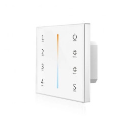 Panel LED naścienny Skydance - CCT - 4 strefowy - 230VAC - T12-1(W)