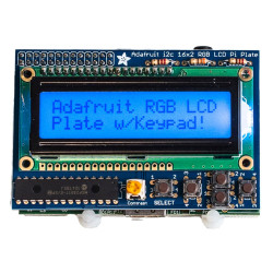 Adafruit RGB Positive 16 x 2 LCD+Keypad Kit for Raspberry Pi [Discontinued]