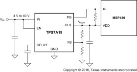450-mA, 40-V, low-IQ, adjustable low-dropout voltage regulator with power good & enable