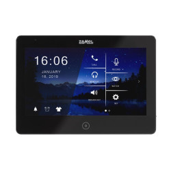 Monitor Vid. VP-810BHD Czarny 10" ekran dotykowy, ZAMEL videodomofon