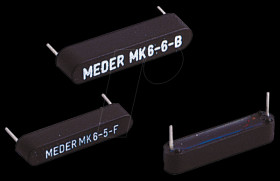 MK6-8-H Reed sensor, 1 x UM, I = 0.25 A, RM 20.2 mm