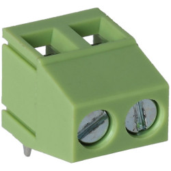 TruConnect 213950 5.08mm 2 Way 90deg Rising Clamp Terminal Block