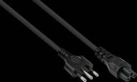 SK6505-S018 Power cord Italy Type I mains plug, C5 socket, SW. 1.8m