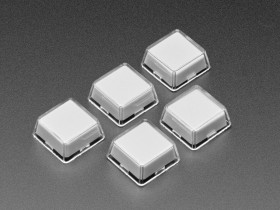 Relegendable Plastic Keycaps for MX Compatible Switches - 10 pack