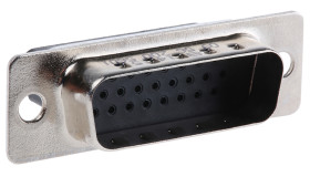 Złącze D-Sub 26-pinowe Męski Proste Montaż na kablu raster 2.29mm