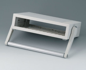 ABS enclosure, (L x W x H) 260 x 185 x 74 mm, gray white (RAL 9002), IP40, B2211107