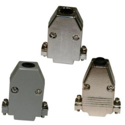 Osłona tylna D-Sub 37 -pinowe Stop cynku Prosty Norcomp Złącze D-Sub, wysoka gęstość