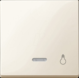 435944 System M, rocker, with window + light imprint, white glossy