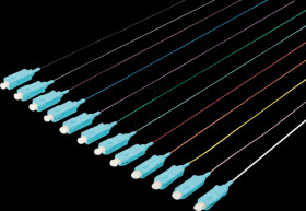 DK-25221-02/3 colored pigtails, SC OM3 50/125 µ, Simplex
