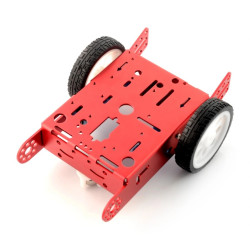 2WD 170mm Car Aluminum Chassis Robot Platform + 2 Wheels + 2 Motors with Gear