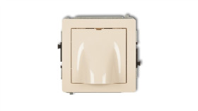 Deco Mechanizm Wypustu Kablowego Beżowy 1Dwpk