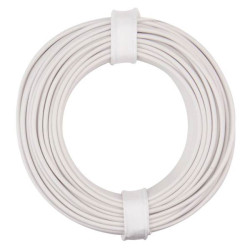 Donau 125-015 Elektronik Strand 1x0.25 mm&#xB2; White 10 m Durable Wire