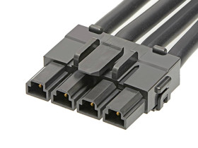 Molex Obudowa złącza pin męskiego na kabel Ilość pinów 4 Wymiary siatki: 10.00 mm 369240401 1 szt. towar pakowany luzem