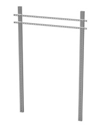 Ceownik montażowy perforowany 50x100x3mm/3mb - K-47-1-MAG