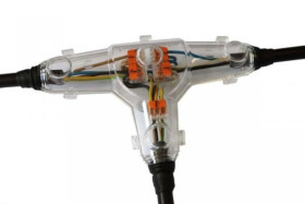 Mufa żywiczna rozgałęźna ze złączkami WAGO, T1 EG/V/WAGO, 425469