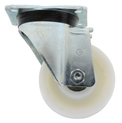 Koło samonastawne średnica kabla 125mm Płyta LAG 700kg wysokość całkowita 174mm