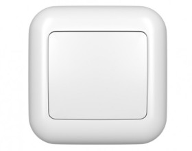 LACZNIK P/T WP-1F/S BIALY 1-BIEGUNOWY