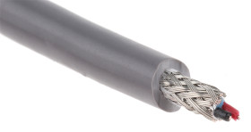 Kabel do transmisji danych 1 -parowy 0,09 mm² 2 -rdzeniowy Ekranowany 28 AWG AWG PVC 300 V