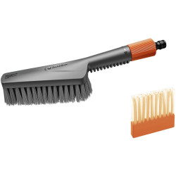 GARDENA 18863-20 Combisystem Cleaning Kit Soft Brush for Sensitive Surfaces