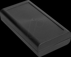 Industrial housing, 149 x 80 x 33 mm, black