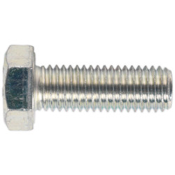 Sealey SS1440 HT Setscrew M14 x 40mm 8.8 Zinc DIN 933 Pack of 10