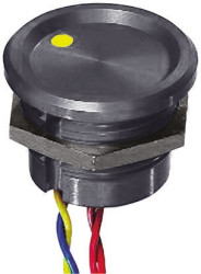 Przełącznik piezoelektryczny, Przewód, 200 mA przy 24 V DC, SPST, Pomarańczowy, -40 → +75°C