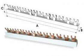 Szyna prądowa trójtorowa 3F S-12,