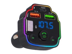 Transmiter FM Bluetooth zestaw głośnomówiący + PD20W RGB; Blow