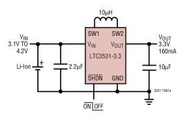 200mA Buck-Boost Synchronous DC/DC Converters