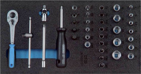 Organizer do szuflady Gedore EI-1500 CT1-20 L 2322374 Wymiary: (D x S x W) 310 x 158 x 35 mm