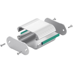 Fischer Elektronik 10078586 TON 61 26 80 ME TB Casing Aluminium Anodised Ecru
