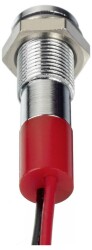 APEM Q6R1BXXR02E Lampka sygnalizacyjna LED czerwony Wpuszczony 40 mcd