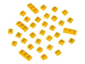 Oznacznik MZ-1 bez nadruku 250 szt. B51-11BN POKÓJ