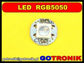 Moduł z diodą LED SMD 5050 WS2812B produkcji Epistar