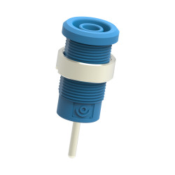 Gniazdo bananowe Żeński Pin Niebieski 36A Electro PJP rozmiar 4 mm