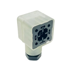 Złącze zaworowe przyłączeniowe do gniazda kabla typ A 3-pinowe 12 V GDM21F6-L12-10D