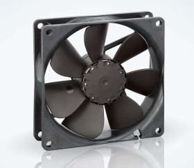 Wentylator osiowy 24 V DC DC 92 x 92 x 25mm 2.3W 84m³/h 32dB IP20 100mA